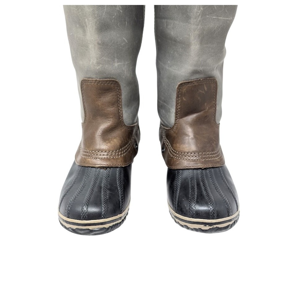Sorel Slimpack Riding Tall Boots Shale Gray Women 6 5 Waterproof Insulated - Picture 3 of 10